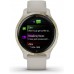 Garmin Venu Sq, GPS Smartwatch with Bright Touchscreen Display, Up to 6 Days of Battery Life, Light Gold and White