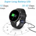 IOWODO Smart Watch for Android Phones Activity Tracker -Fitness Tracker Watch iOS Compatible Smart Watch for Men Step Counter for Walking Digital Watch Womens Waterproof Smartwatch Black