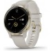 Garmin Venu Sq, GPS Smartwatch with Bright Touchscreen Display, Up to 6 Days of Battery Life, Light Gold and White