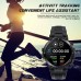 Smart Watch for Men Women, 1.54 inch Full Touch Screen Smartwatches IP67 Waterproof Fitness Tracker with Sleep Heart Rate Monitor Step Calorie Counter Smartwatch for Android iOS Phones (Black)