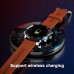 Tinwoo Smart Watch for Men and Women,46mm Support Wireless Charging,Bluetooth Fitness Tracker with Heart Rate Monitor, Smartwatch for Android Phones Compatible with iPhone Samsung(22mm TPU Band )