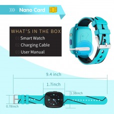 Kids Smart Watch for Boys Girls - Kids Smartwatch with Call 7 Games Music Player Camera SOS Alarm Clock Calculator 12/24 hr Touch Screen Children Wrist Watch for Kids Age 4-12 Birthday Gifts (Pink)