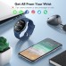 Smart Watch, AGPTEK Smartwatch for Men Women IP68 Waterproof Activity Tracker with Full Touch Color Screen Heart Rate Monitor Pedometer Sleep Monitor for Android and iOS Phones, Blue, LW11