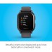 Garmin Venu Sq, GPS Smartwatch with Bright Touchscreen Display, Up to 6 Days of Battery Life, Slate Aluminum Bezel with Shadow Gray Case and Silicone Band