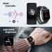 SoundPEATS Smart Watch Fitness Tracker with All Day Heart Rate Monitor Sleep Quality Tracker IP68 Waterproof 1.4&#34; Large Touch Screen Call &amp; Message Reminder 12 Sports Modes for iPhone Android Phones