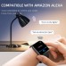 Dirrelo Smart Watch, Alexa Smartwatch for Android Phones iPhone Compatible Women Men, 1.69&#34; Touch Screen 300+ Dials, 5ATM Waterproof Fitness Tracker Watch Heart Rate/Blood Oxygen/Sleep Monitor Blue