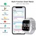 Smart Watch, 1.69&#39;&#39; Smartwatch for Android Phones and iOS Phones Compatible with iPhone Samsung, IP68 Waterproof Fitness Tracker with Heart Rate and Sleep Monitor Smart Watches for Men Women