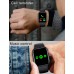 Smart Watch for Men Women, 1.54 inch Full Touch Screen Smartwatches IP67 Waterproof Fitness Tracker with Sleep Heart Rate Monitor Step Calorie Counter Smartwatch for Android iOS Phones (Black)