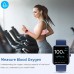 Dirrelo Smart Watch, Alexa Smartwatch for Android Phones iPhone Compatible Women Men, 1.69&#34; Touch Screen 300+ Dials, 5ATM Waterproof Fitness Tracker Watch Heart Rate/Blood Oxygen/Sleep Monitor Blue