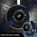 Tinwoo Smart Watch for Men and Women,46mm Support Wireless Charging,Bluetooth Fitness Tracker with Heart Rate Monitor, Smartwatch for Android Phones Compatible with iPhone Samsung(22mm TPU Band )