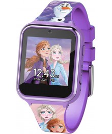 Disney Frozen Touch-Screen Smartwatch, Built in Selfie-Camera, Easy-to-Buckle Strap, Purple Smart Watch