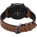 Timex Metropolitan R AMOLED Smartwatch with GPS &amp; Heart Rate 42mm Black with Brown Leather &amp; Silicone Strap